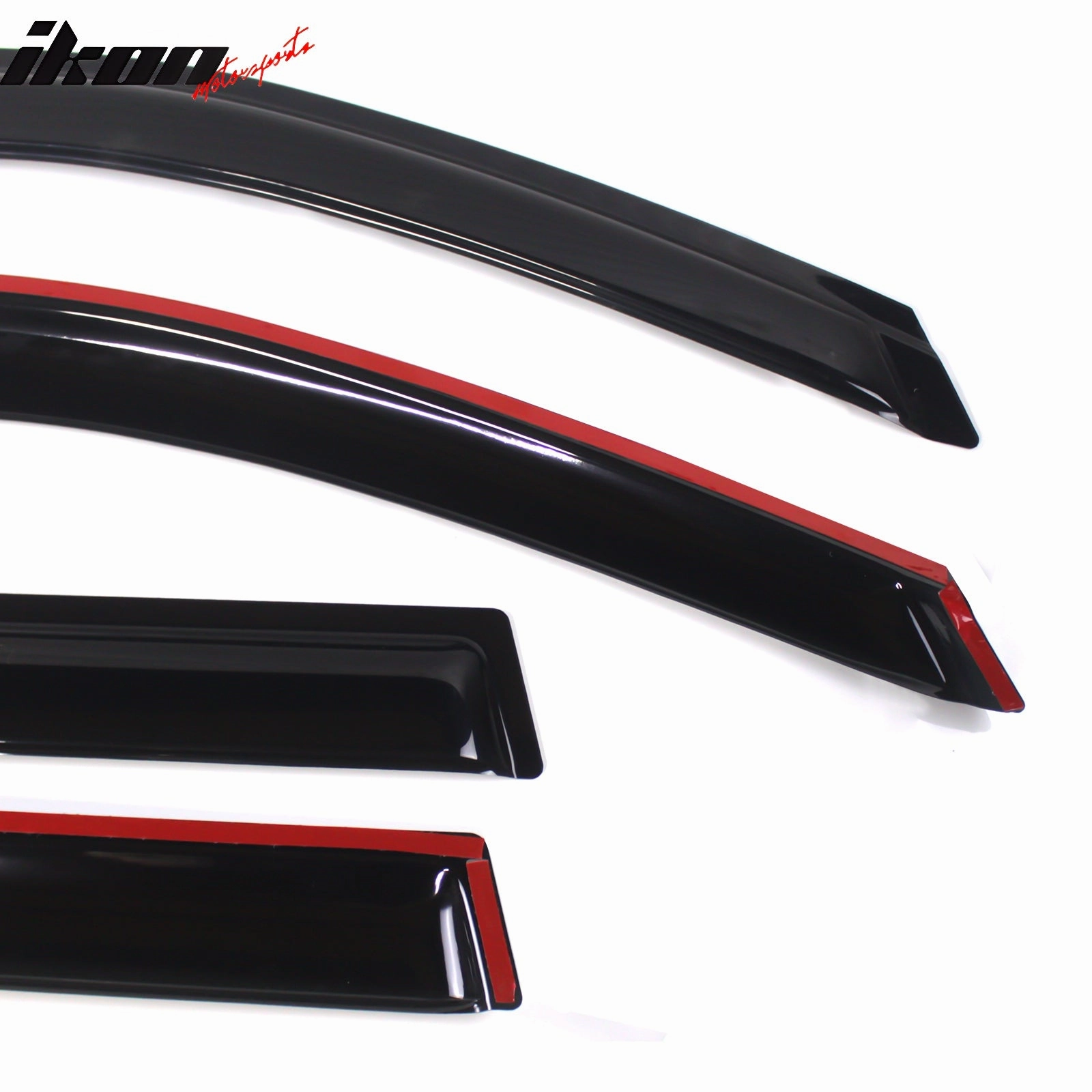 2000-2006 BMW X5 E53 Slim Style Smoke Tinted Visor Windows Acrylic 4Dr