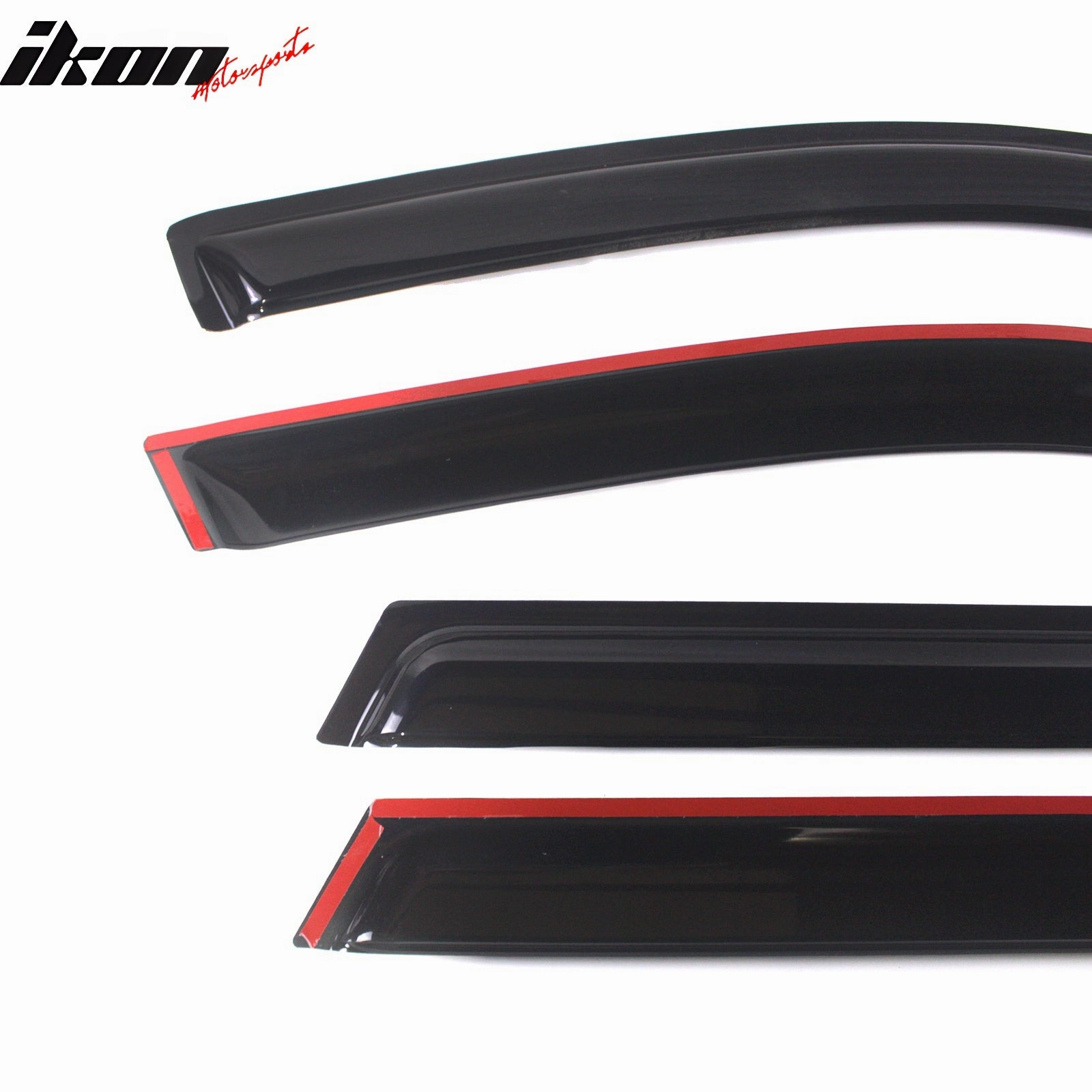 2000-2006 BMW X5 E53 Slim Style Smoke Tinted Visor Windows Acrylic 4Dr
