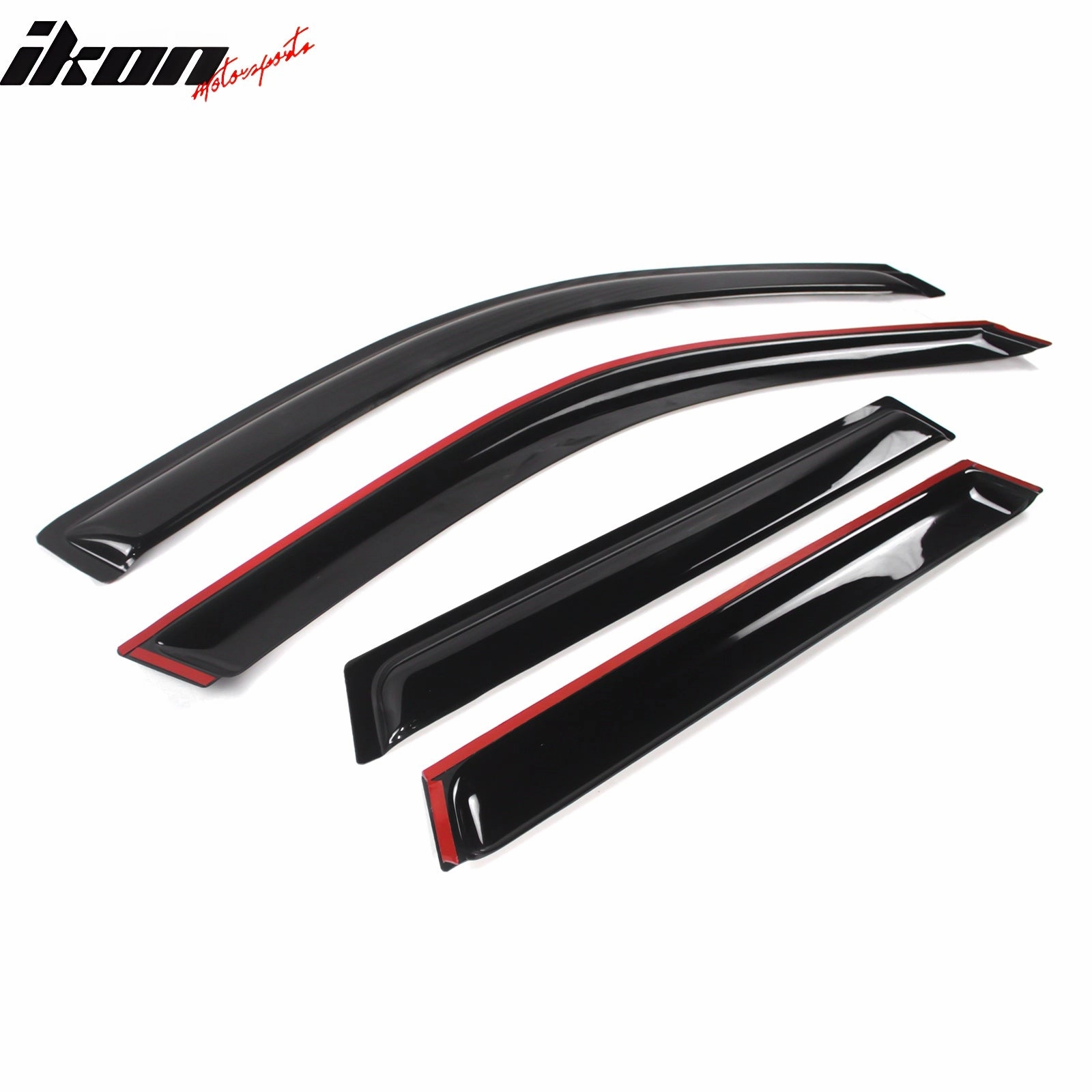 2000-2006 BMW X5 E53 Slim Style Smoke Tinted Visor Windows Acrylic 4Dr