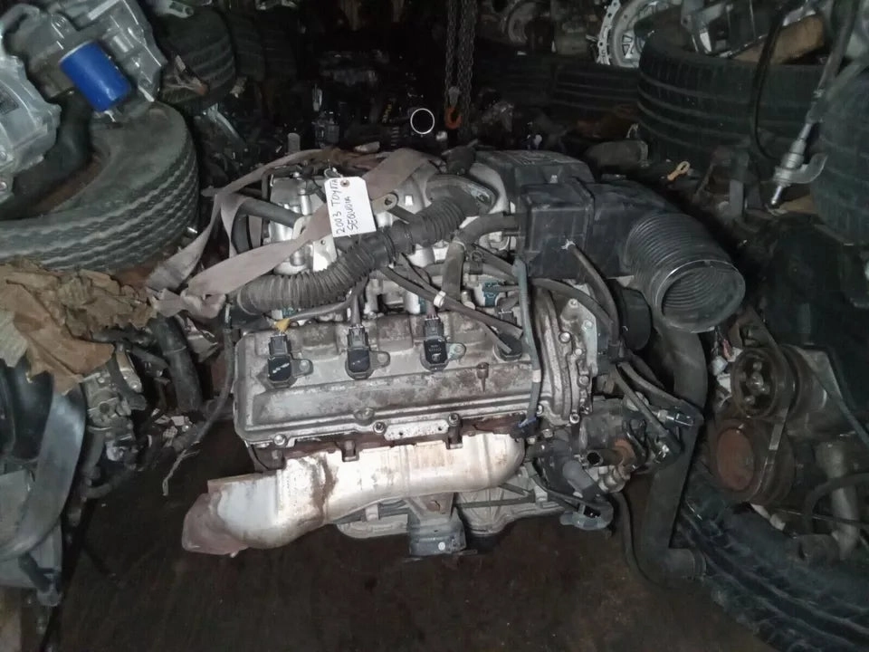 2001 2002 2003 2004 TOYOTA SEQUOIA ENGINE MOTOR ASSEMBLY 4.7L V8 2UZFE