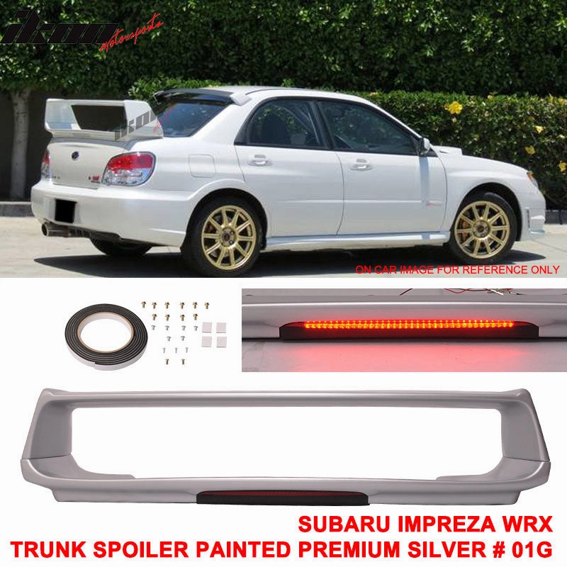 2002-2007 Subaru Impreza WRX Sti OE Trunk Spoiler w/ 3RD Brake Light