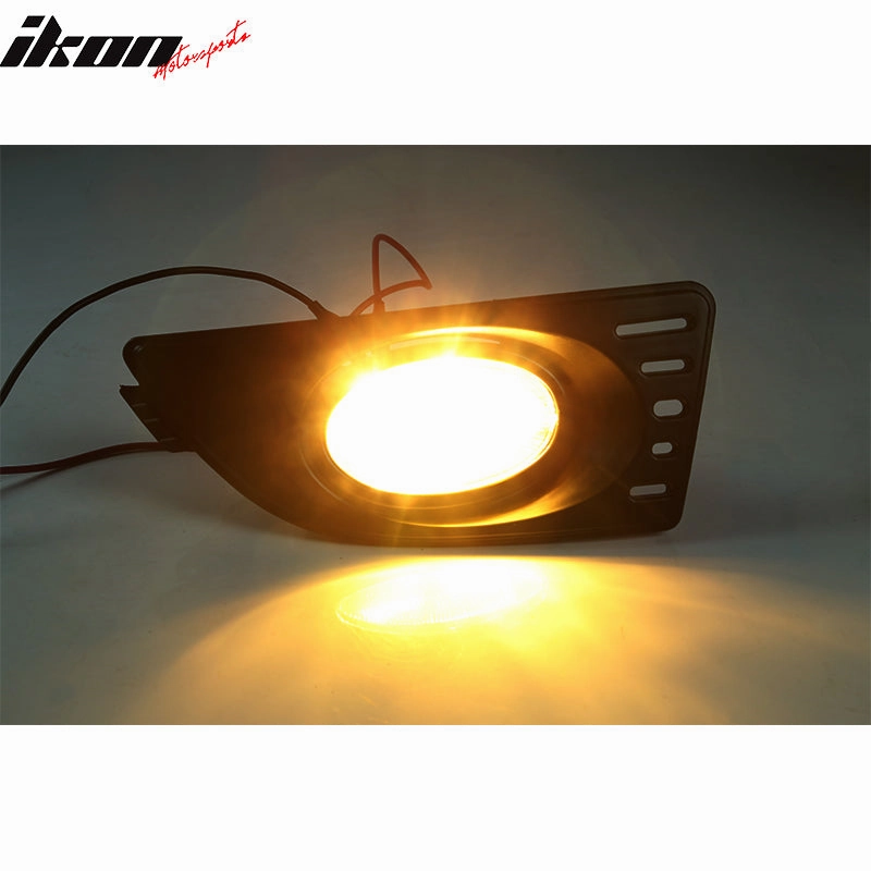 2005-2007 Acura RSX Yellow Lens 2PCS Front Bumper Fog Lights Lamp