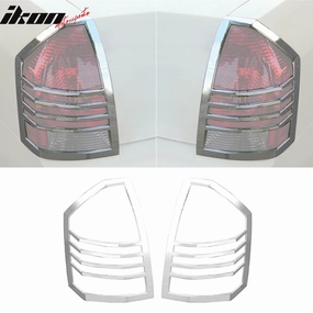 2005-2007 Chrysler 300/300C Chrome 2PCS Tail Lights Bezel Covers ABS