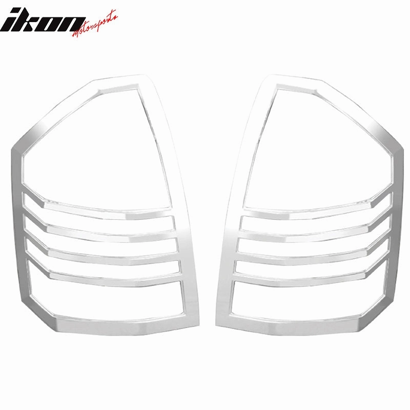 2005-2007 Chrysler 300/300C Chrome 2PCS Tail Lights Bezel Covers ABS