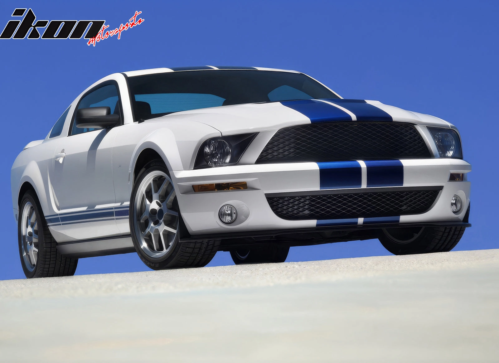 2005-2009 Ford Mustang V6 Base GT GT500 Style Front Bumper Cover PP