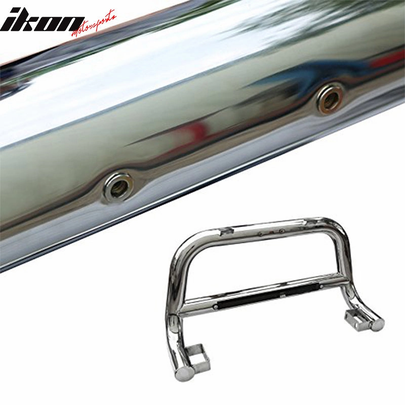 2005-2015 Toyota Tacoma Silver 3" Bull Bar with LED Light Stainless
