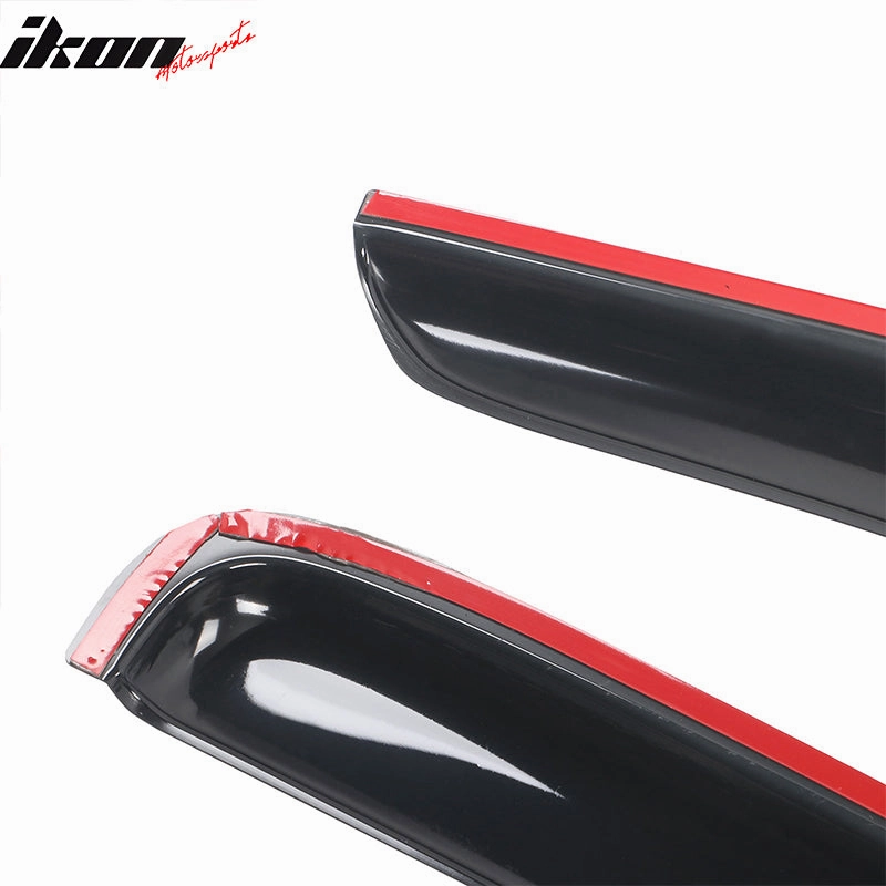 2005-2015 Toyota Tacoma Slim Style Smoke Tinted Visor Windows Acrylic