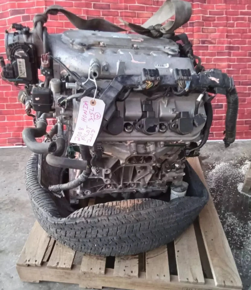 2006 2007 2008 06 07 08 HONDA PILOT 3.5L V6 2WD 4X2 ENGINE MOTOR ASSEMBLY J35Z1