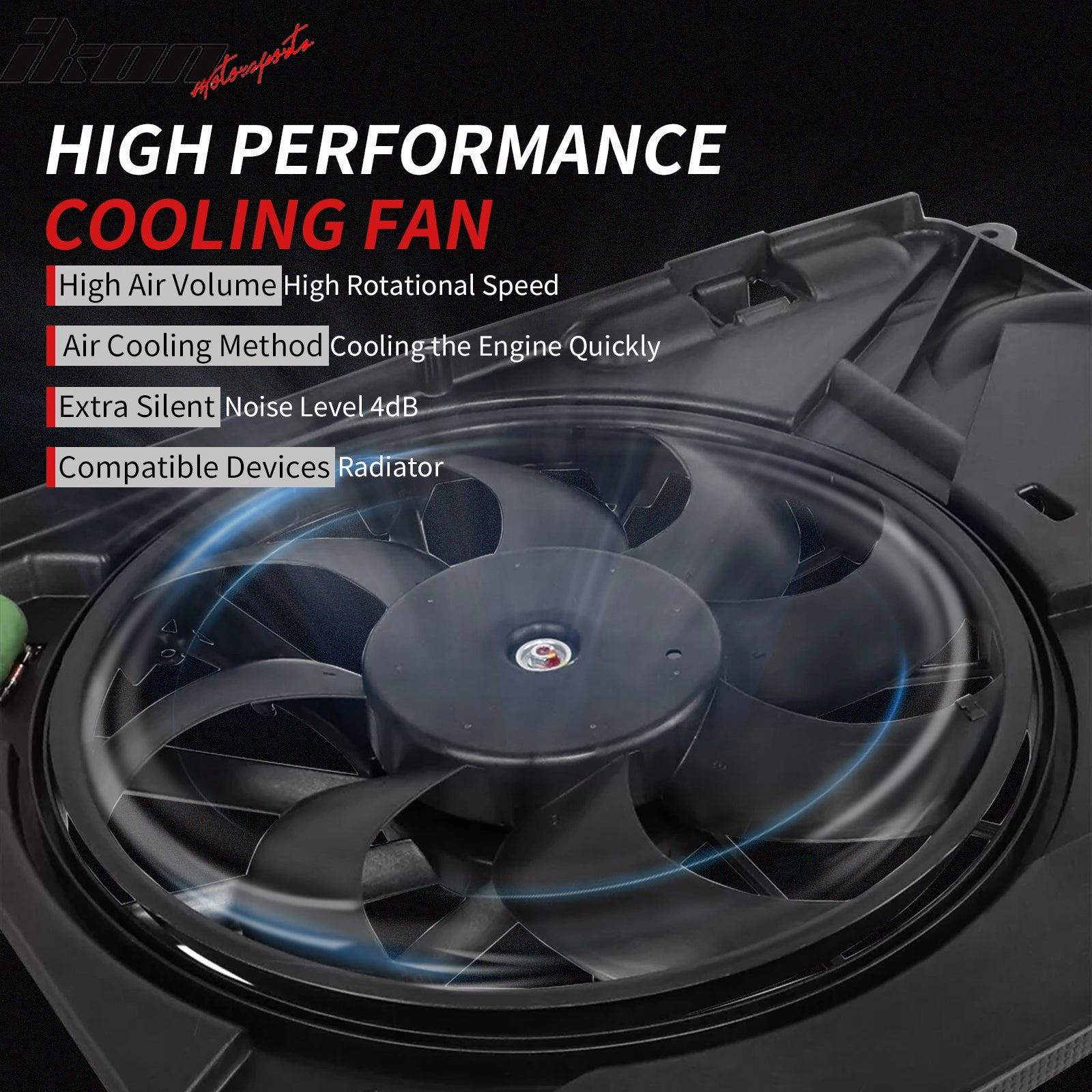 2006-2008 Buick Lucerne 3.8L 2009-2011 Lucerne 3.9L Engine Cooling Fan