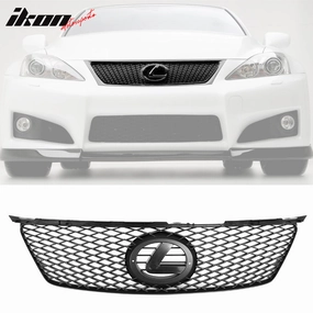 2006-2008 Lexus IS250 IS350 Grill Black Mesh Hood Grille ABS