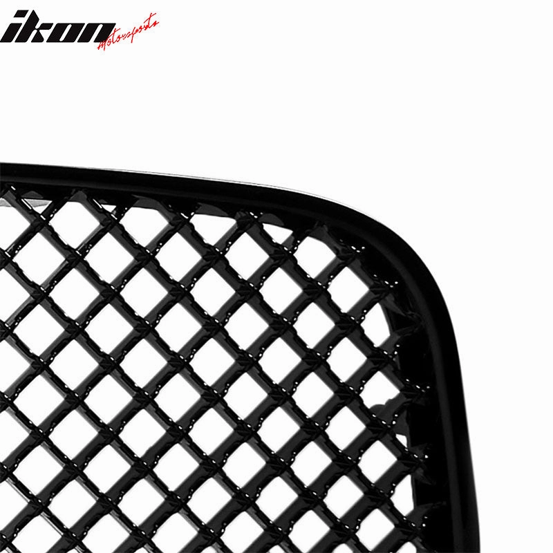 2006-2010 Dodge Charger Black Mesh Front Bumper Hood Grille Grill ABS