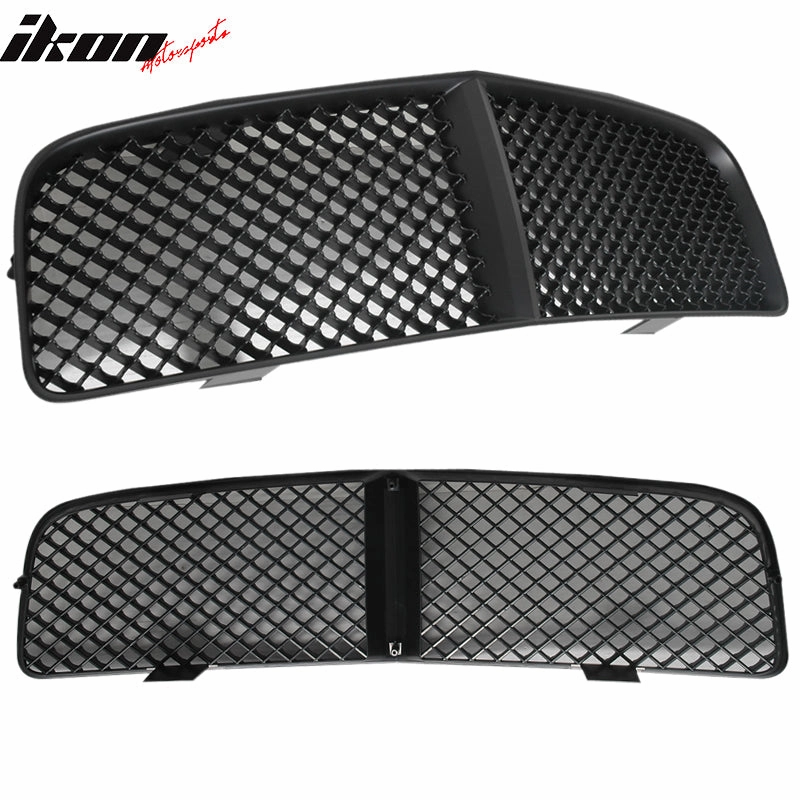2006-2010 Dodge Charger Black Mesh Front Bumper Hood Grille Grill ABS