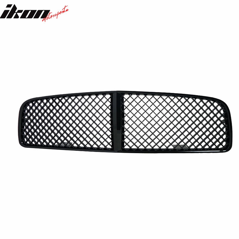 2006-2010 Dodge Charger Black Mesh Front Bumper Hood Grille Grill ABS