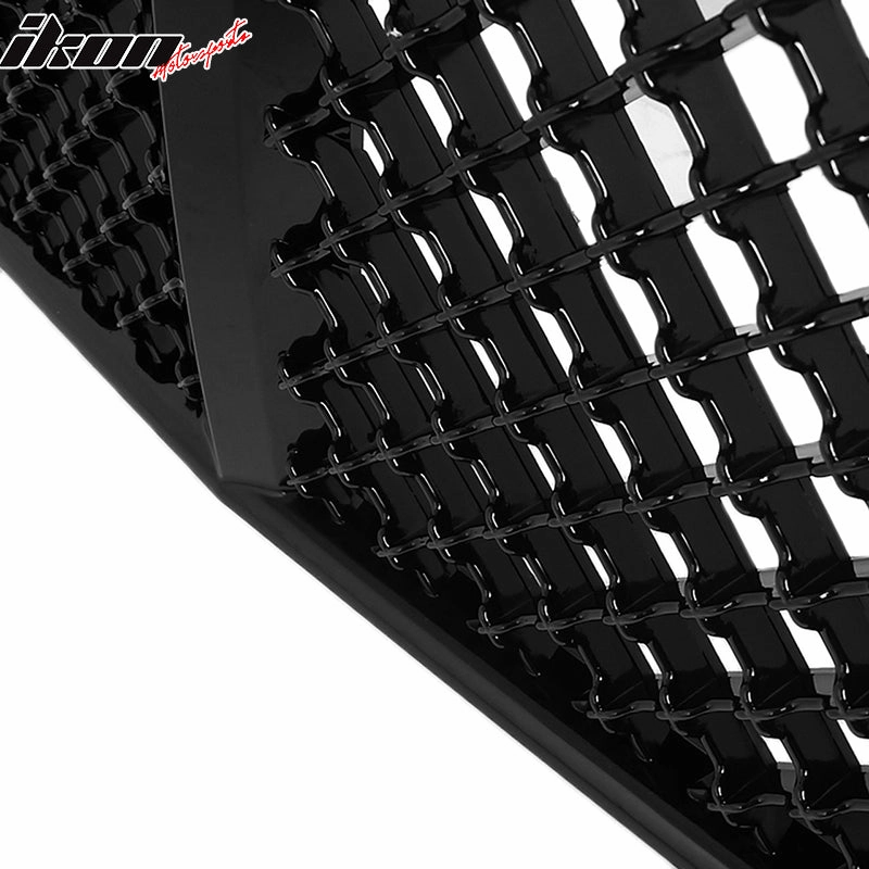 2006-2010 Dodge Charger Black Mesh Front Bumper Hood Grille Grill ABS