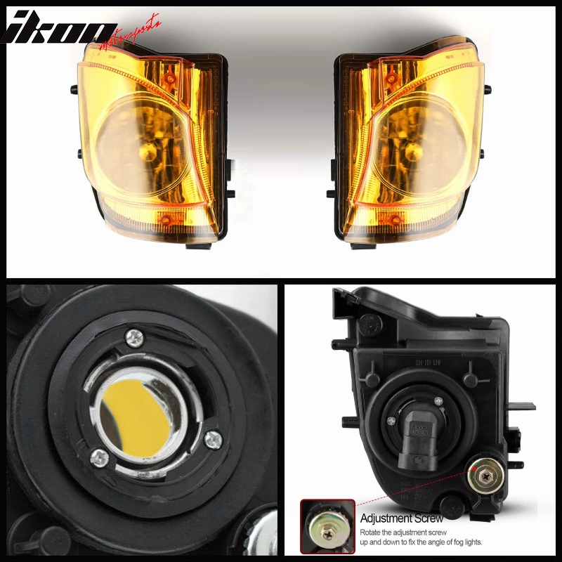 2006-2010 Lexus IS Series IS250 IS350 Amber/Yellow Lens 2PC Fog Lights