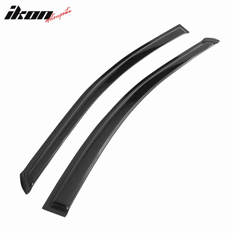 2006-2011 Honda Civic Black Slim Style Visor Window Acrylic