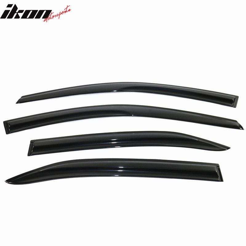 2007-2011 Toyota Camry Acrylic 4PC Window Visors Tape On Rain Guard