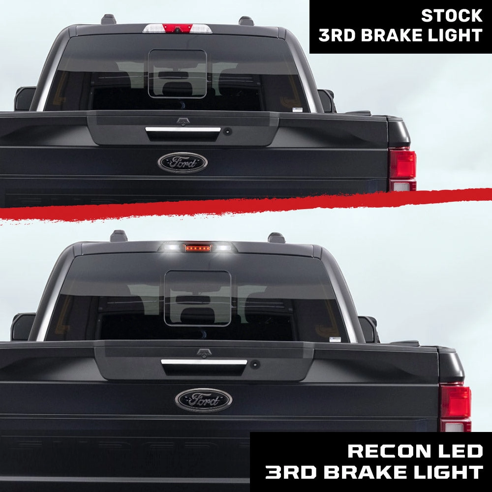 2017-2024 Ford F150 & SuperDuty RECON Smoked LED Third Brake Light (For Models WITHOUT Cargo Bed Camera)
