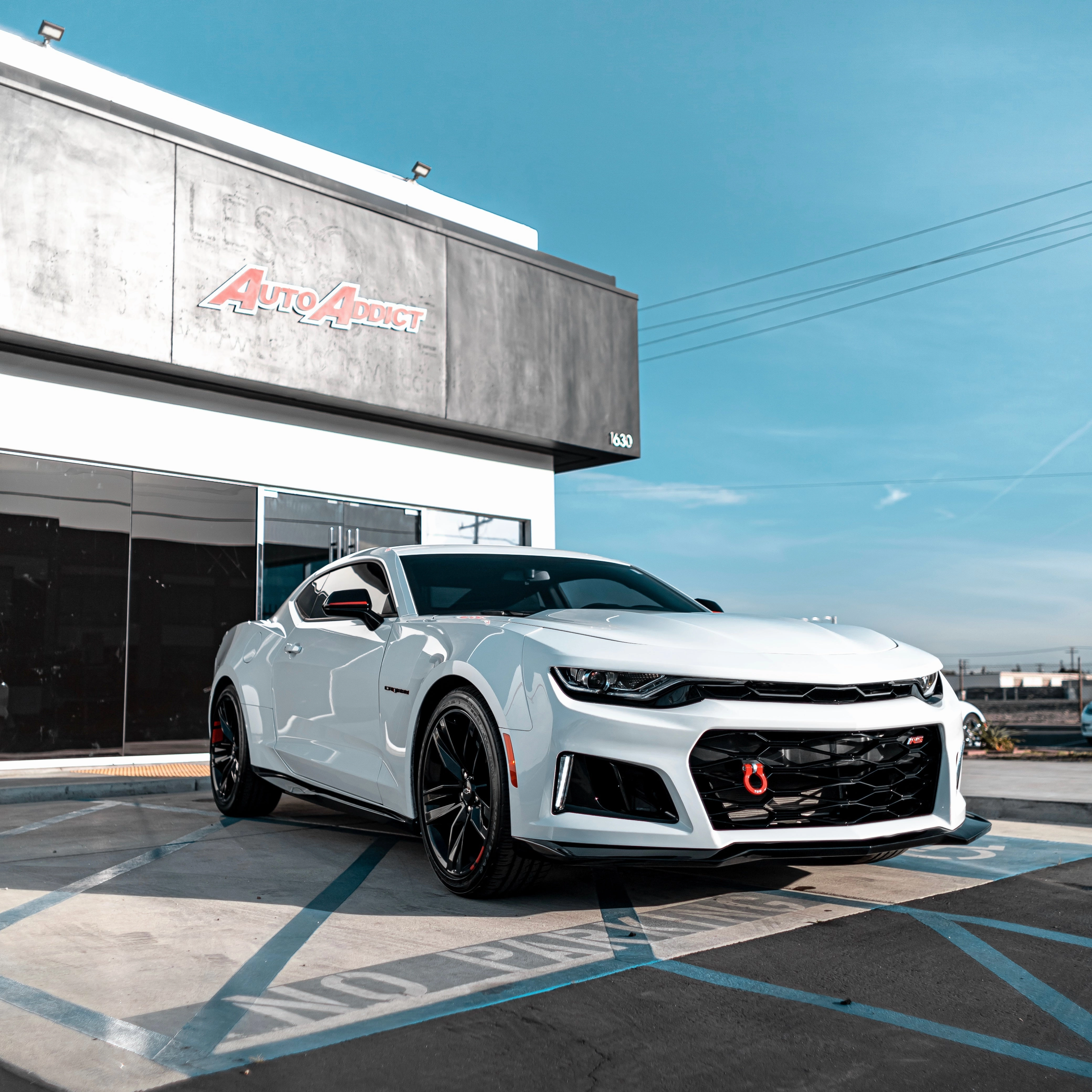 2019-2025 Chevy Camaro ZL1 Front Bumper Conversion 9pcs Full Kit for RS Headlights