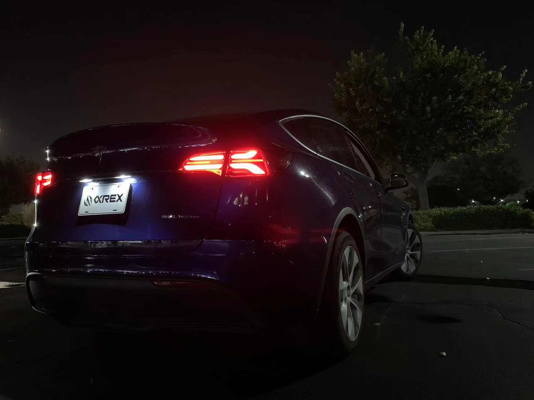 20-24 Tesla Model Y (With Stock Amber Turn Signal) PRO-Series LED Tail Lights Red Smoke