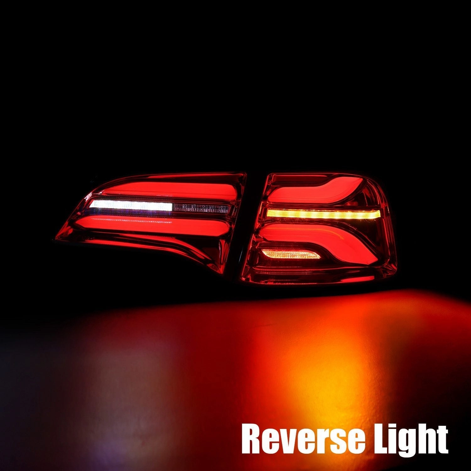 20-24 Tesla Model Y (With Stock Amber Turn Signal) PRO-Series LED Tail Lights Red Smoke