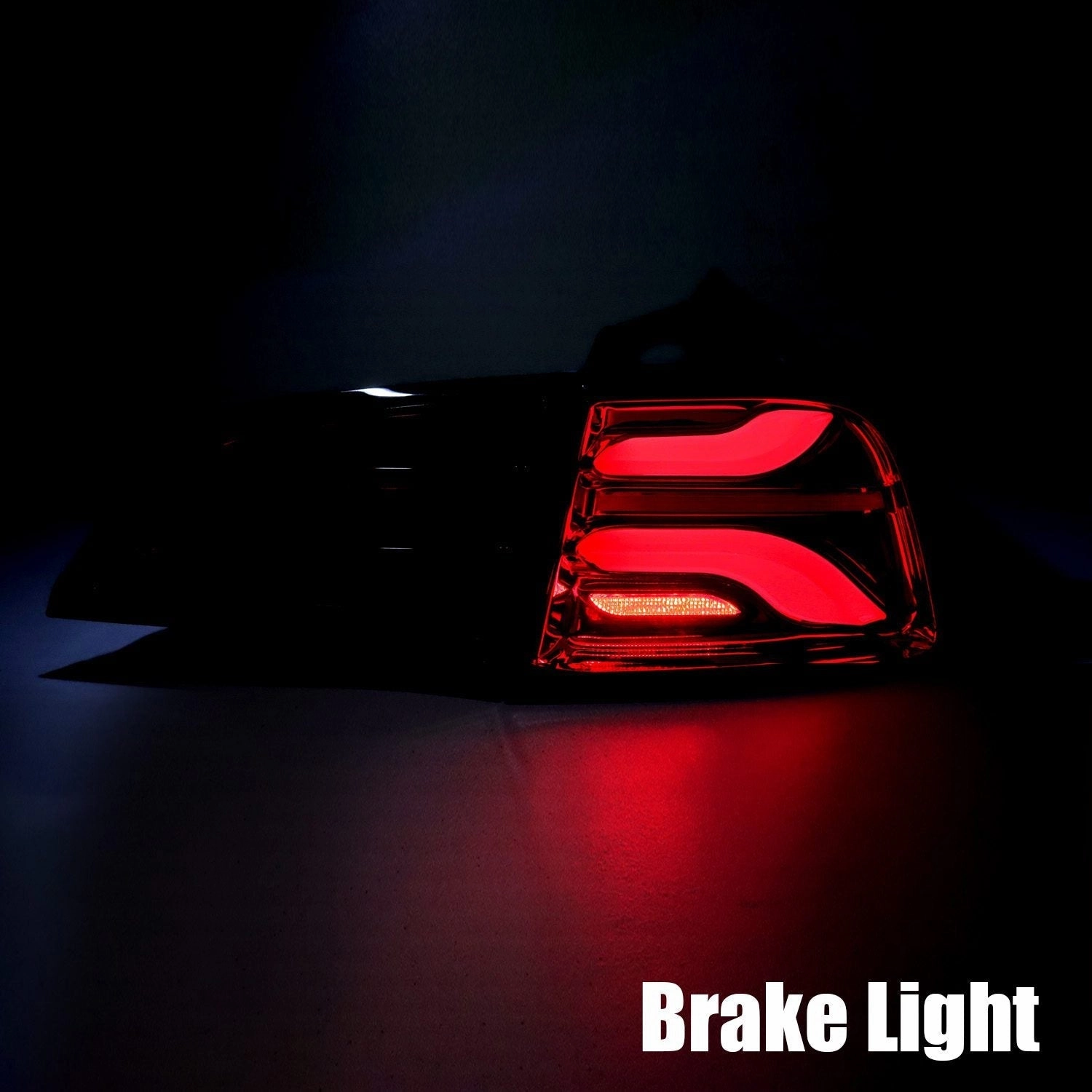 20-24 Tesla Model Y (With Stock Amber Turn Signal) PRO-Series LED Tail Lights Red Smoke