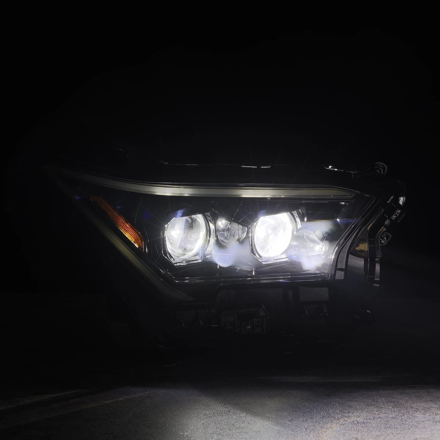 24-up Toyota Tacoma LUXX-Series LED Projector Headlights Alpha-Black