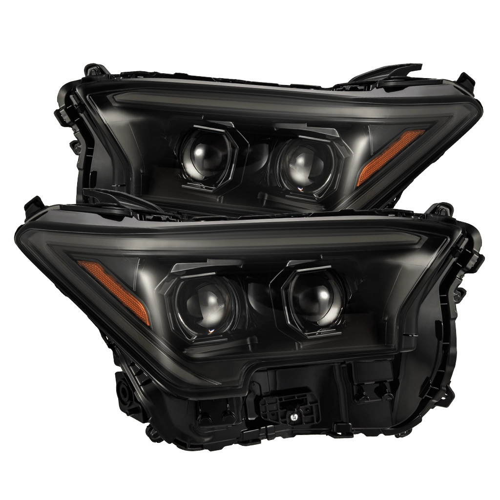 24-up Toyota Tacoma LUXX-Series LED Projector Headlights Alpha-Black