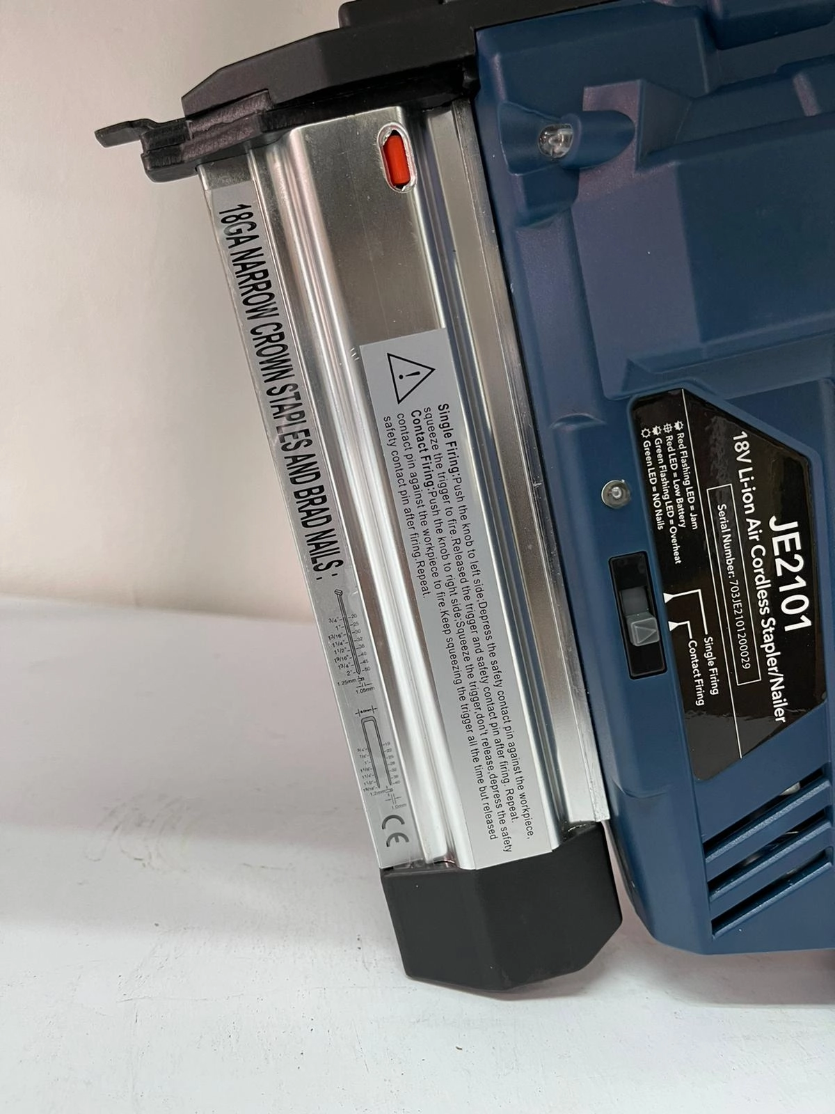 3E 18V Cordless 2In1 Stapler & Nailer 2.0Ah | Model : JE2101