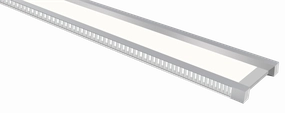 4FT Vertical Linear LED Fixture, 3200 Lumens, 40W, CCT Selectable, Louver Lens, Internal Driver 110-277V