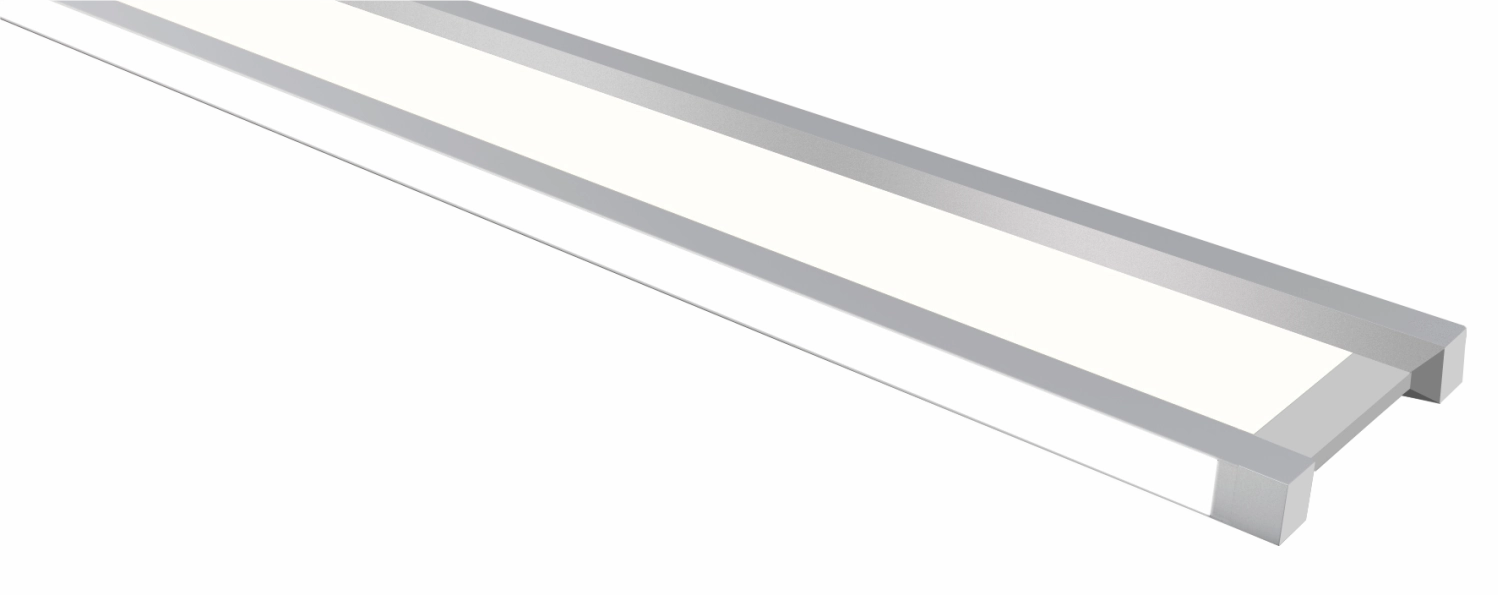 4FT Vertical Linear LED Fixture, 4400 Lumens, 45W, CCT Selectable, Diffuser Lens, External Driver, 110-277V