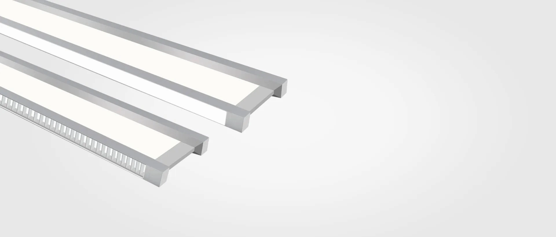 4FT Vertical Linear LED Fixture, 4400 Lumens, 45W, CCT Selectable, Diffuser Lens, External Driver, 110-277V