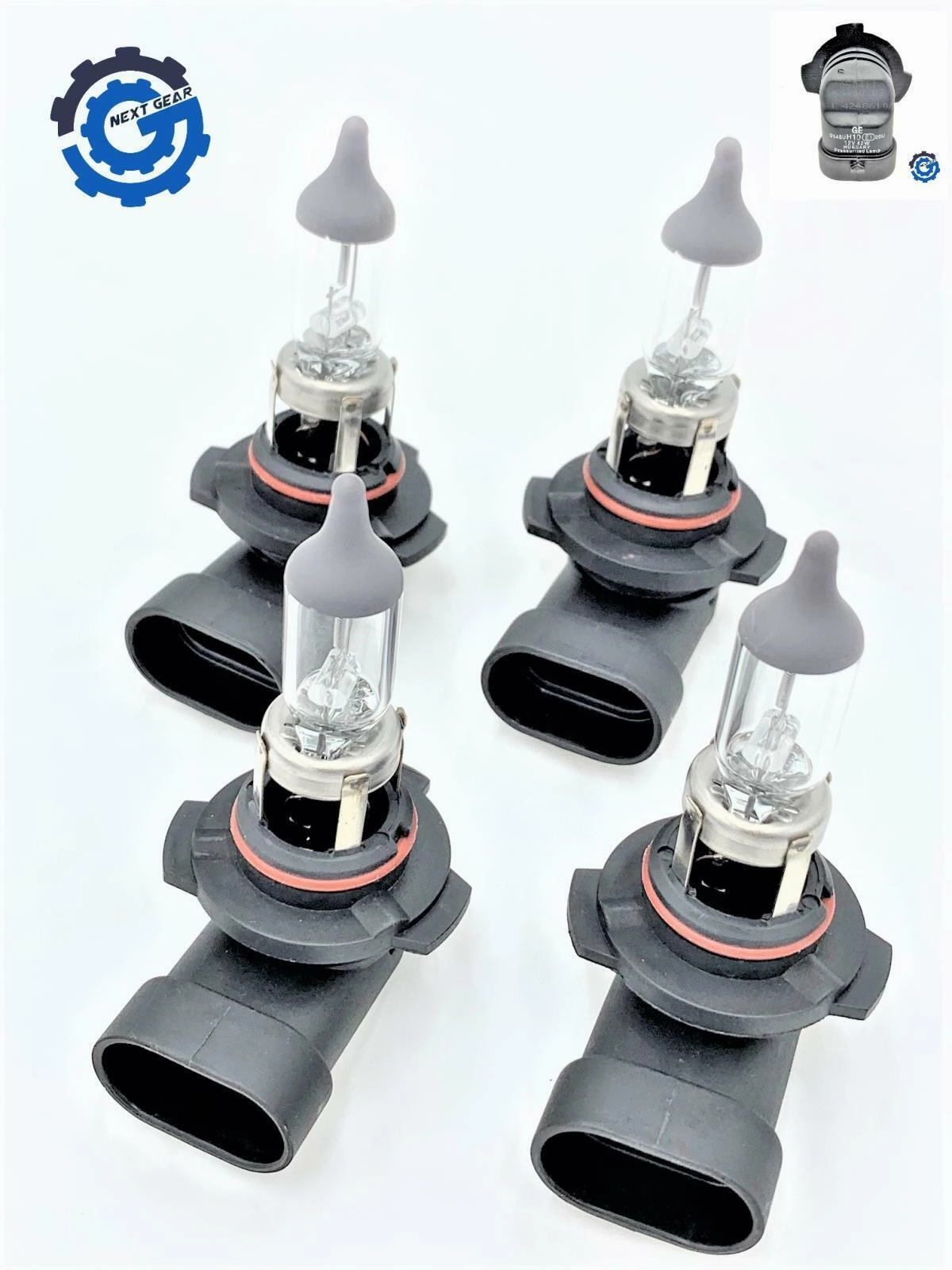 9145U NEW Factory GE H10 Halogen Fog Light Headlight Bulb 12V 42W ( SET of 4 )