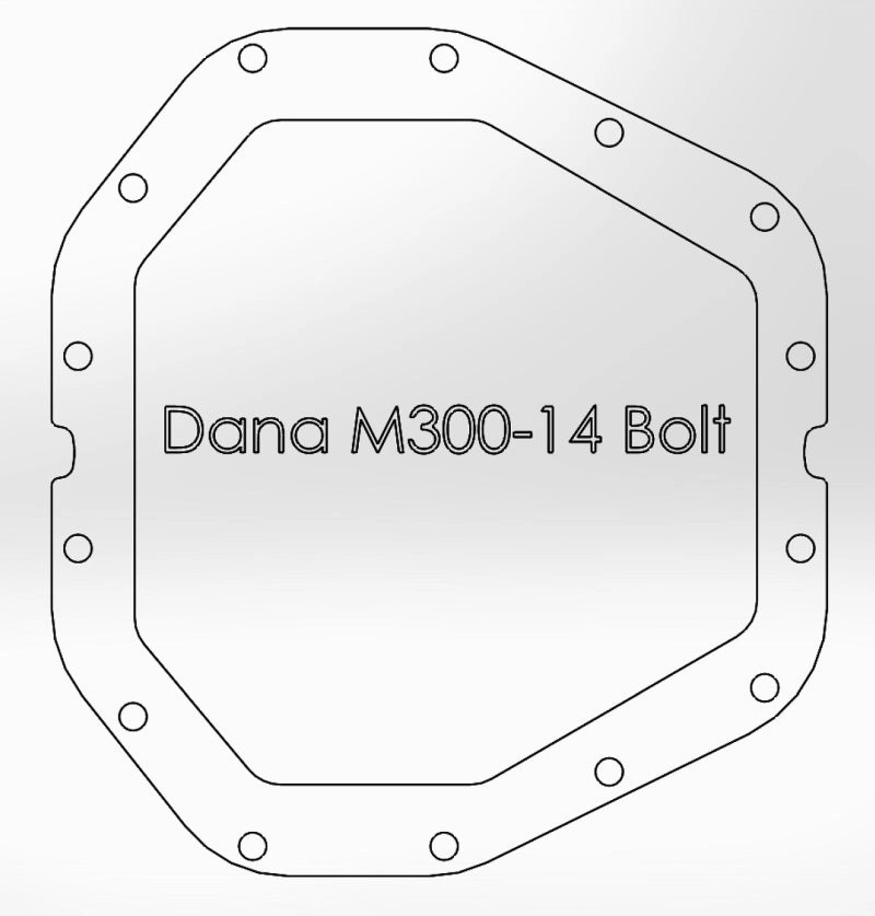 aFe Power Rear Diff Cover Black w/Machined Fins 17 Ford F-350/F-450 6.7L (td) Dana M300-14 (Dually)