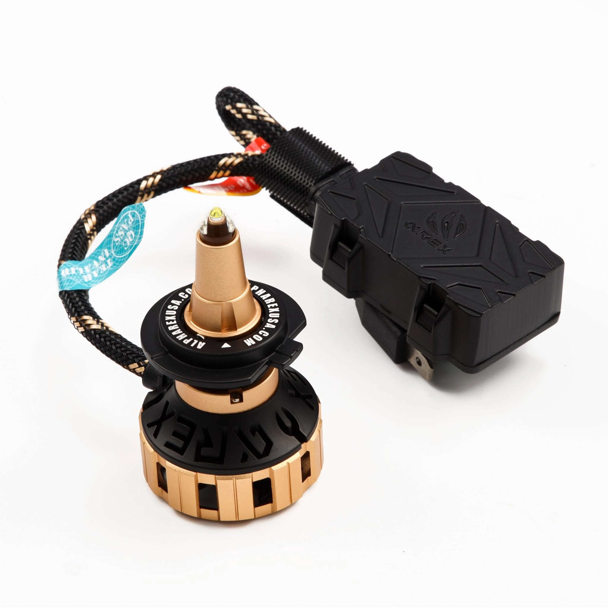 AlphaRex Gold Ammo Panoramic LED light bulbs