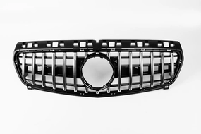 AMG Panamericana Style Grille for Mercedes-Benz A Class W176 2013-2015 - Silver