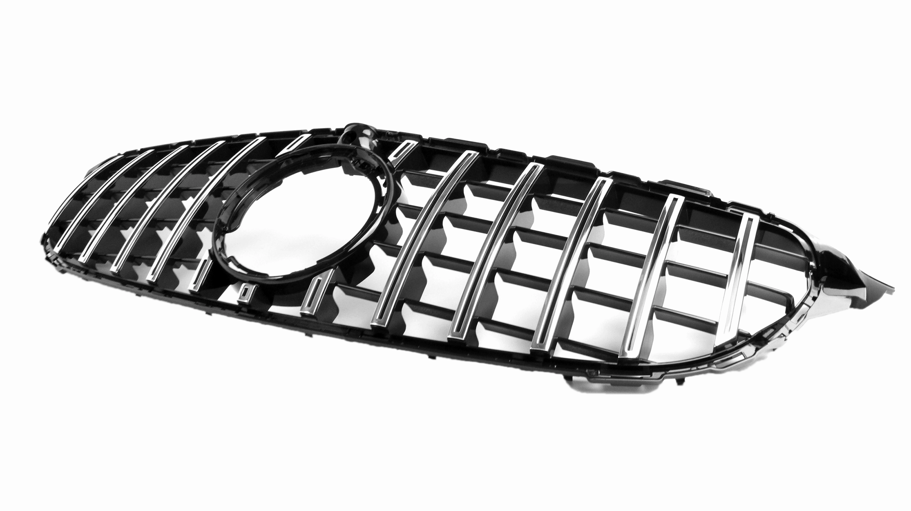 AMG Panamericana Style Grille for Mercedes-Benz C Class (AMG Line) C205/W205 2019-2022 - Silver