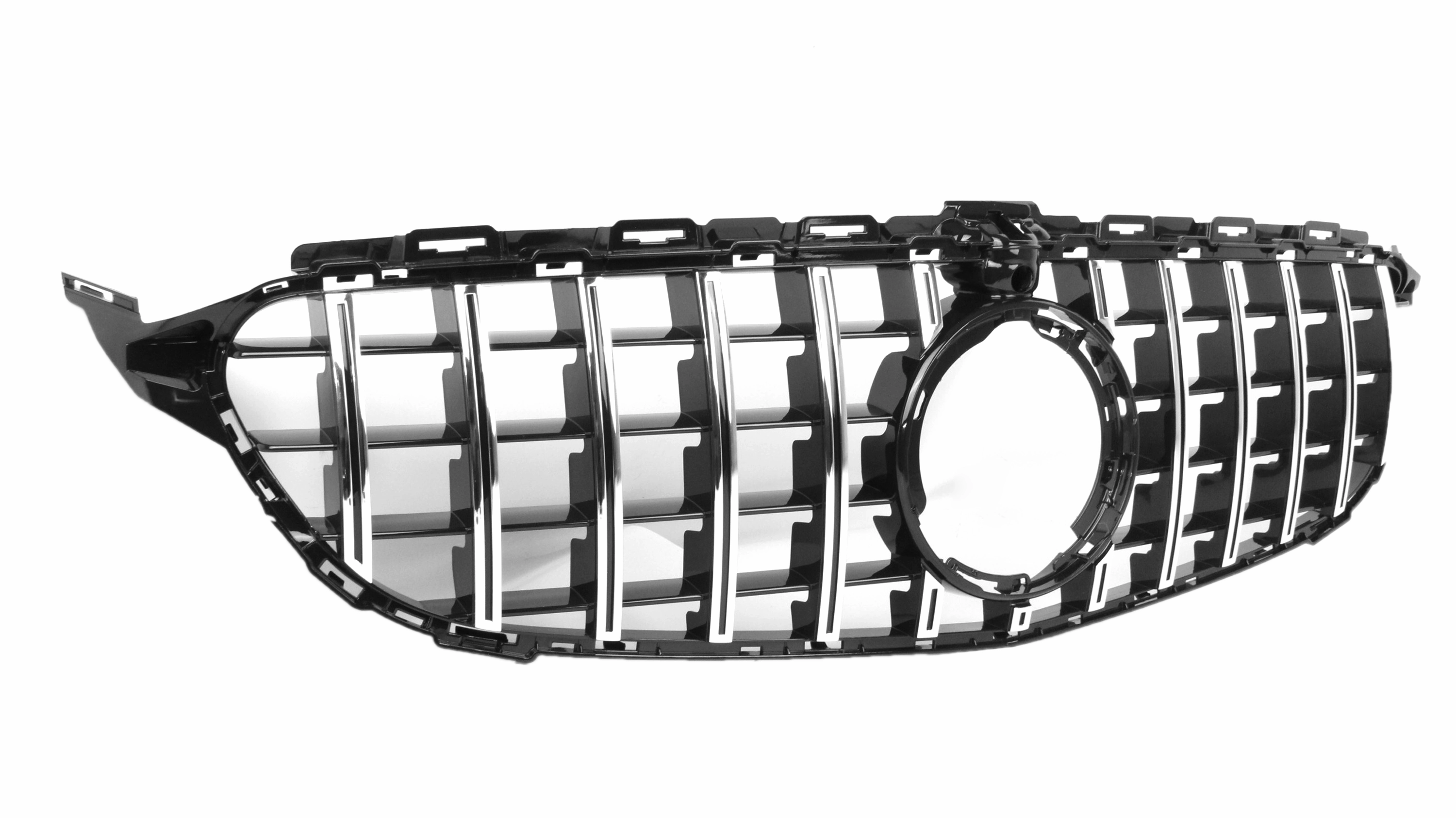 AMG Panamericana Style Grille for Mercedes-Benz C Class (AMG Line) C205/W205 2019-2022 - Silver