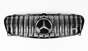 AMG Panamericana Style Grille for Mercedes-Benz GLA X156 - Silver 2017-2019