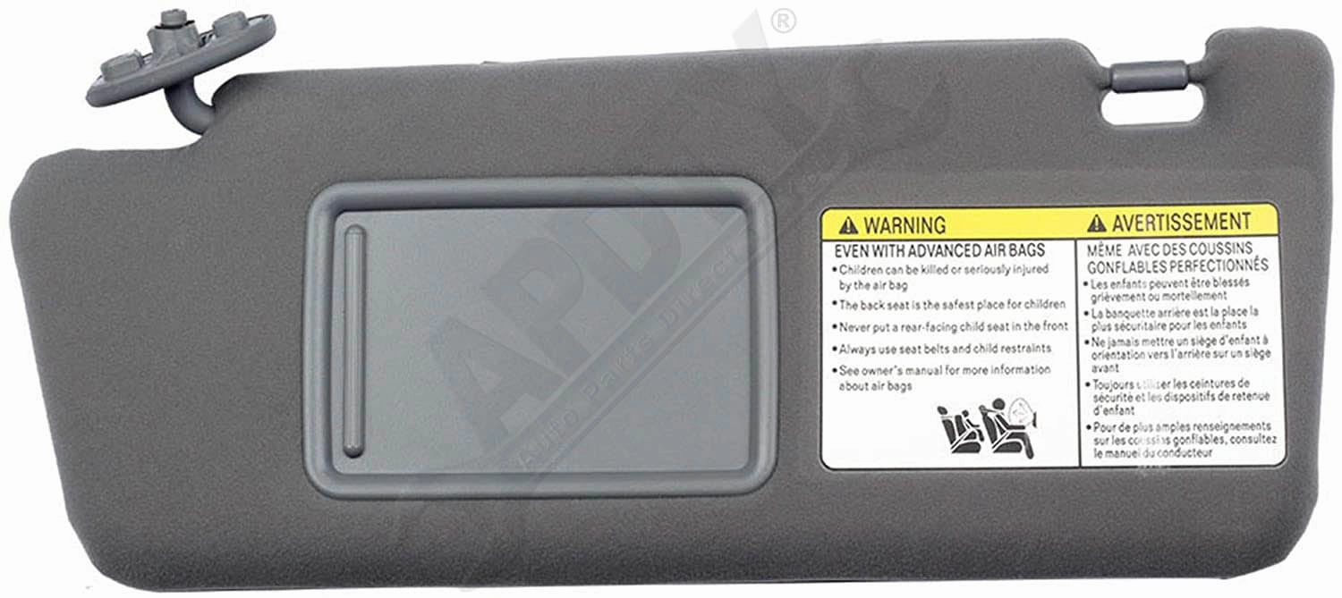 APDTY 154530  Sun Visor Complete W/ Extension 2005-2012 Tacoma Driver-Side