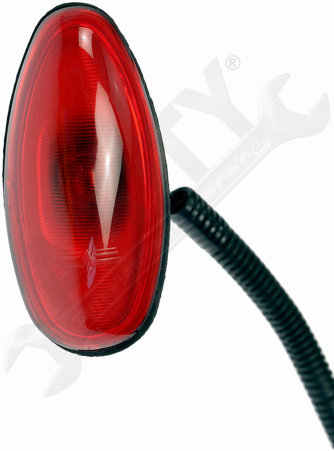 APDTY 159846 Rear Fender Side Marker Light Lamp Assembly, Red