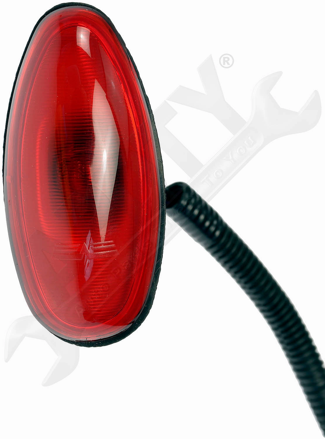 APDTY 159846 Rear Fender Side Marker Light Lamp Assembly, Red