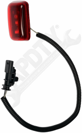 APDTY 159848 Rear Fender Side Marker Light Lamp Assembly, Red