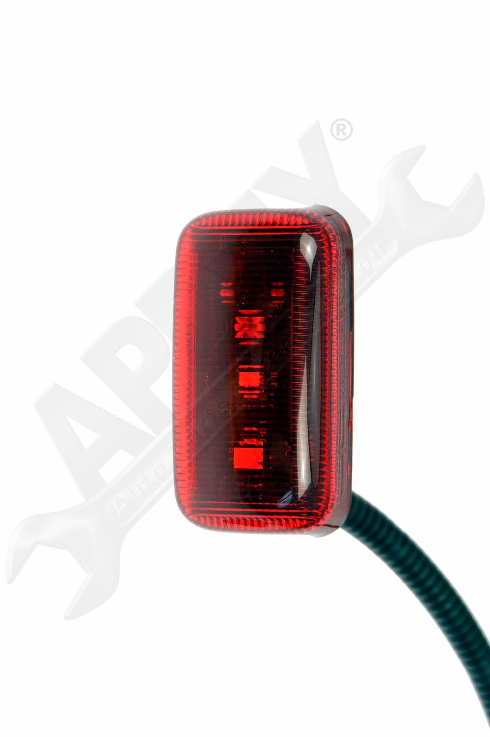 APDTY 159848 Rear Fender Side Marker Light Lamp Assembly, Red