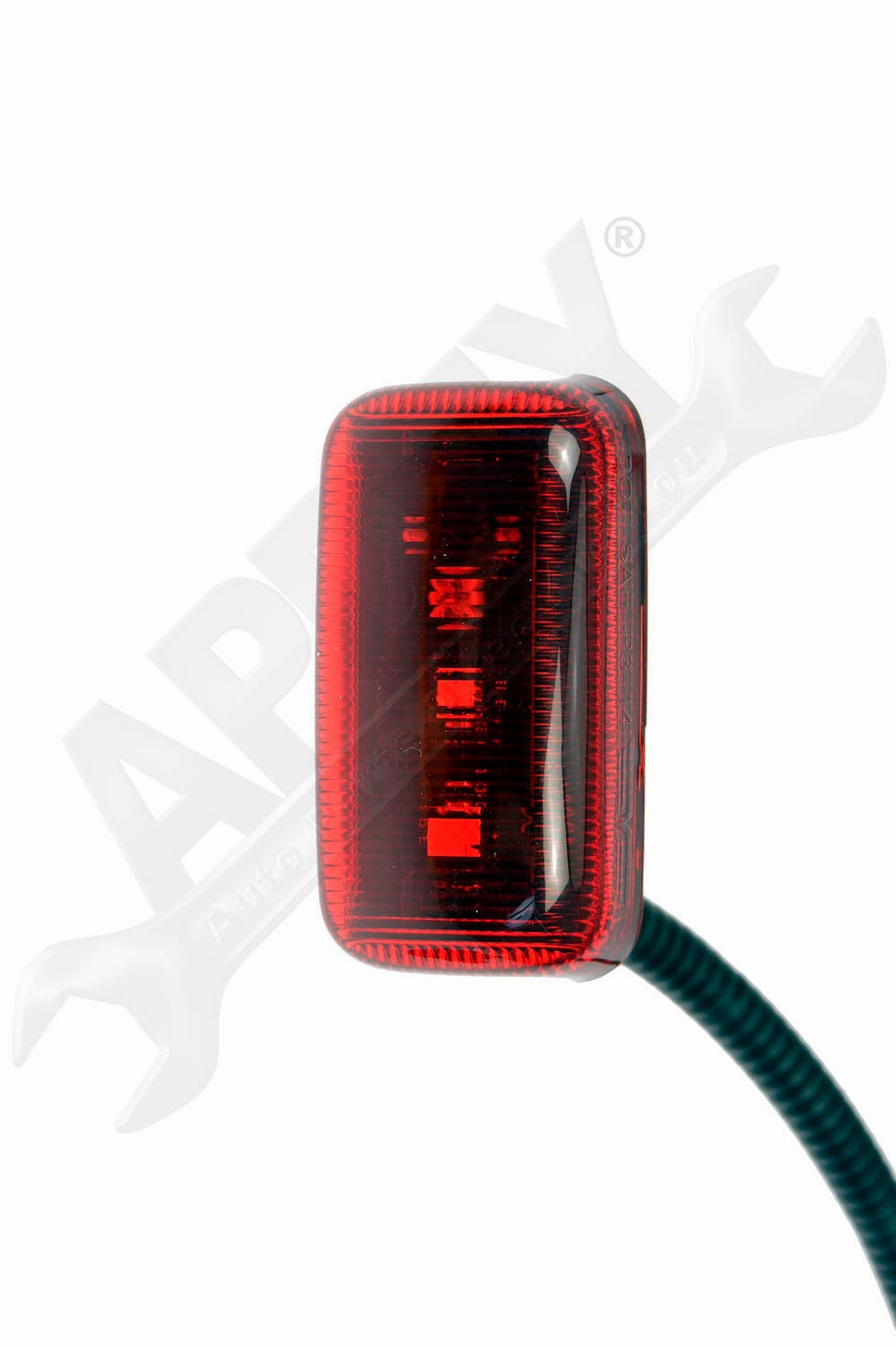 APDTY 159848 Rear Fender Side Marker Light Lamp Assembly, Red