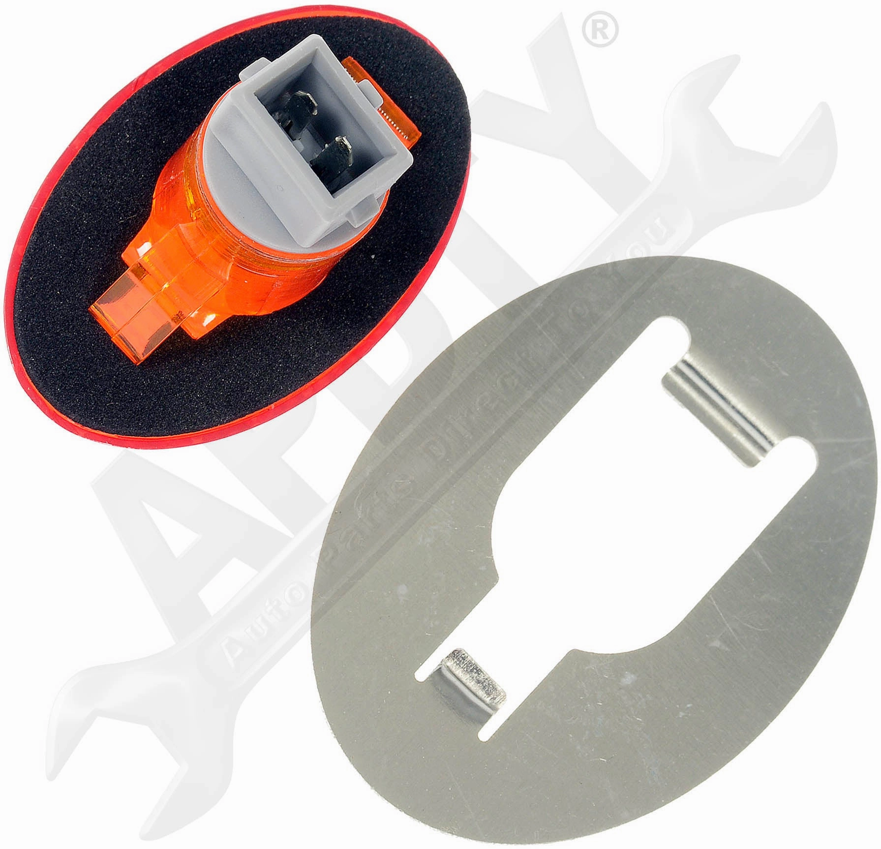APDTY 162953 Rear Fender Side Marker Light Assembly