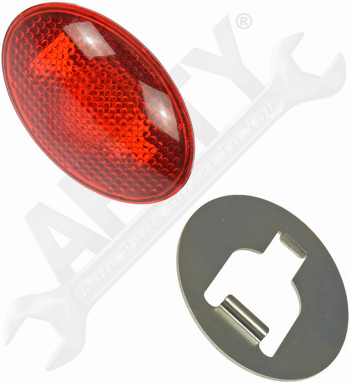 APDTY 162953 Rear Fender Side Marker Light Assembly