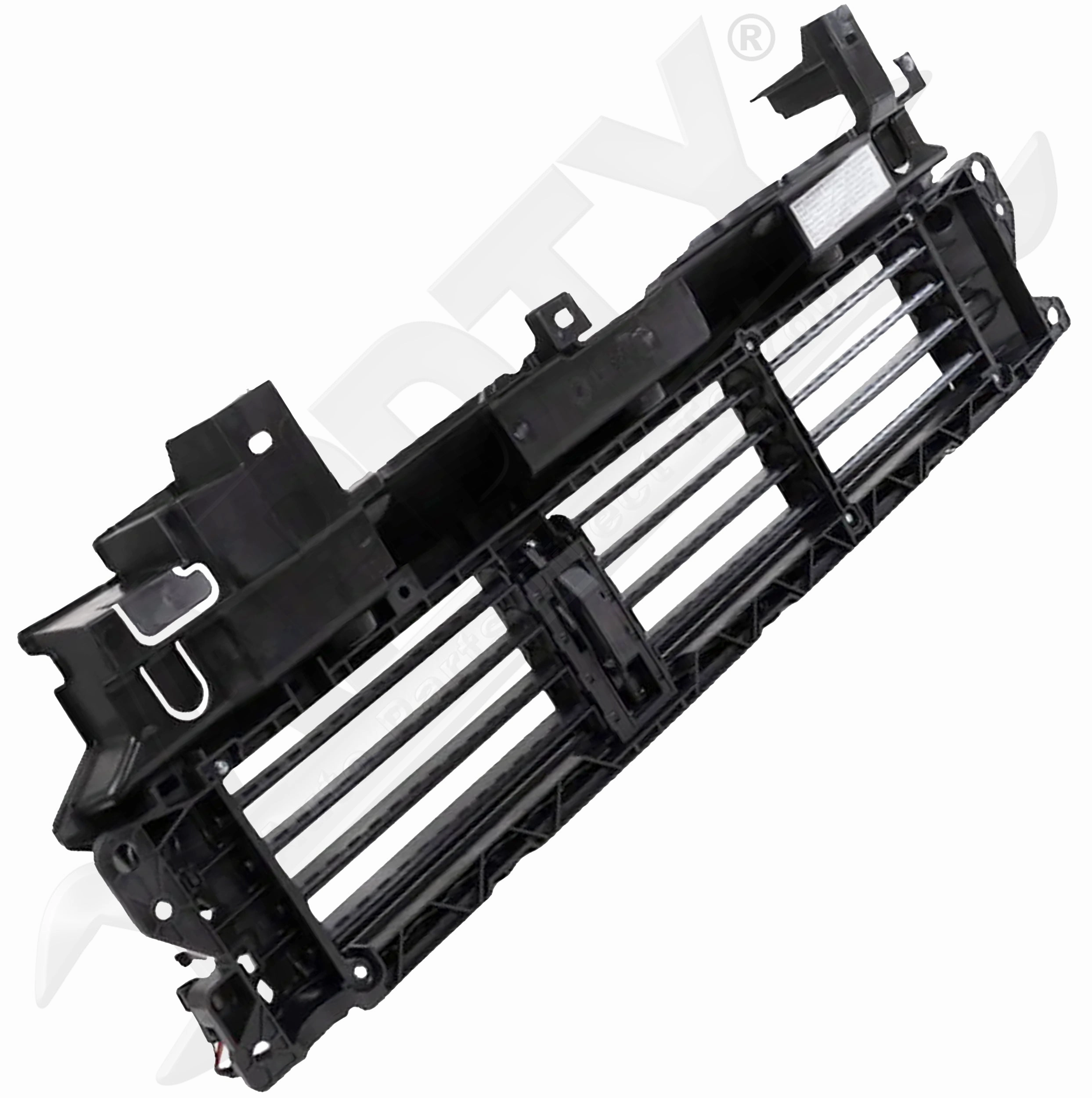 APDTY 163527 Radiator Active Air Cooling Grill Shutter w/ Actuator Motor (Upper)