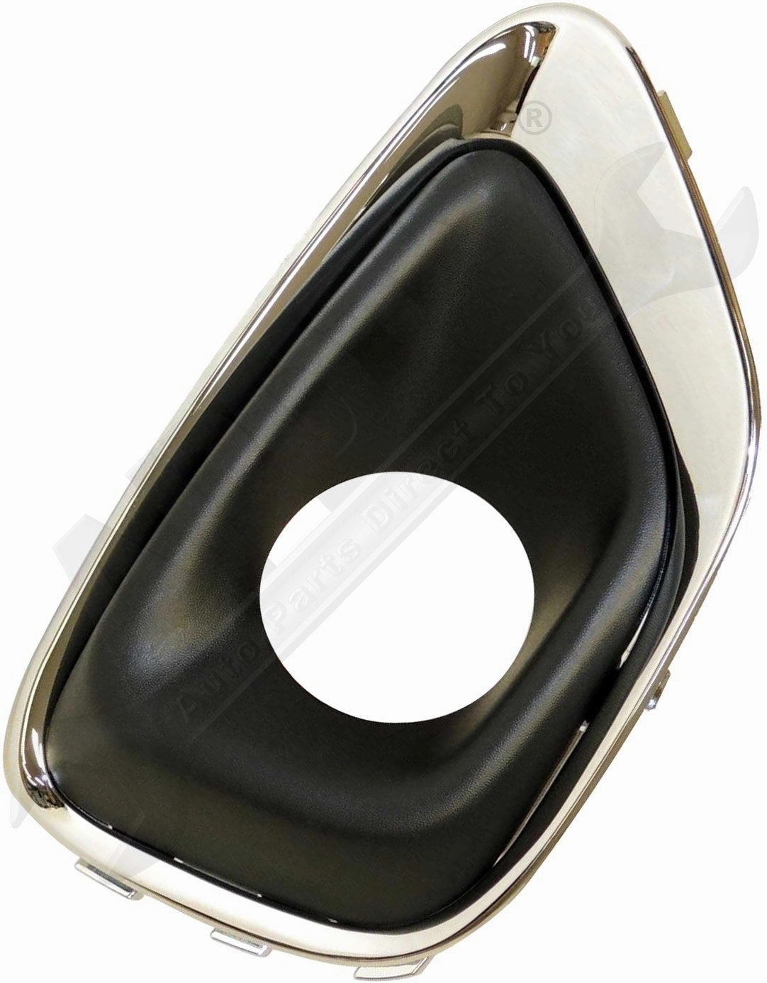 APDTY 173362 Fog Light Bezel Set; Front Left & Right; Chrome; Replaces 68213204K