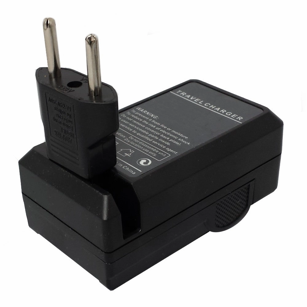 Batteries N Accessories BNA-WB-132 Digital Camera Battery Charger - Replacement for Panasonic DMW-CAC1 Charger, Compatible with Panasonic CGA-S002 Battery - 110/220V Fold-in Plug with Car & EU adapters